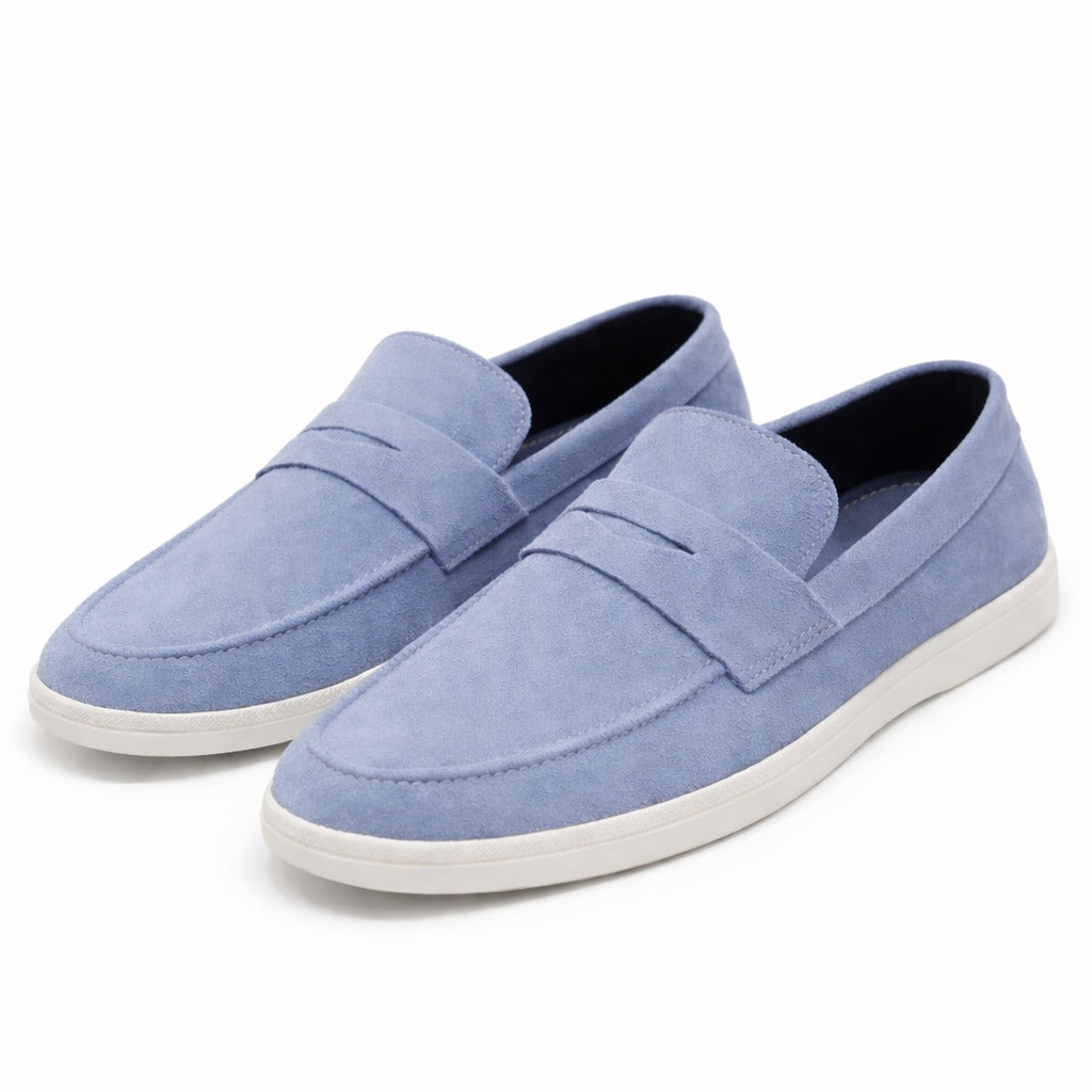 Zaura Suede Penny Loafers