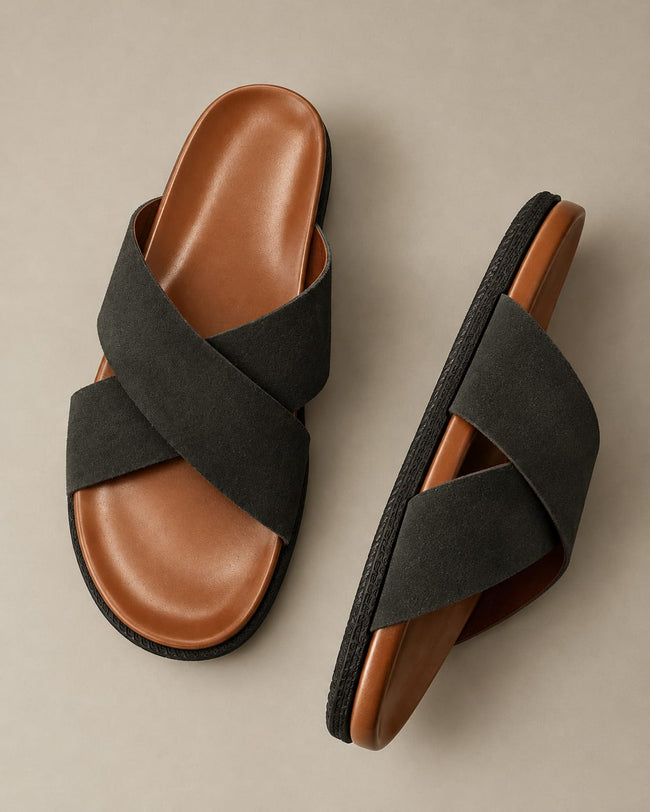 Classic Leather Slides Main Image