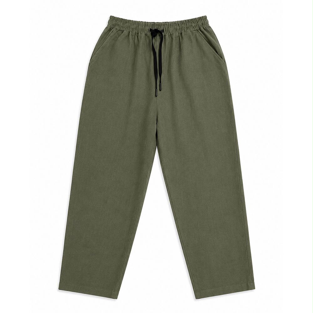 LINEN TROUSER OLIVE