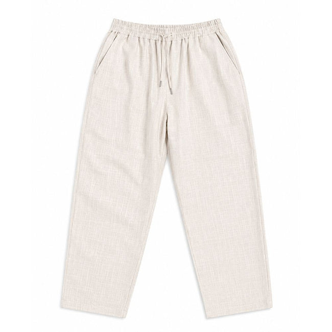 LINEN TROUSER WHITE Hover Image
