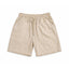 BEIGE LINEN SHORTS