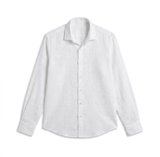 LINEN SHIRT WHITE Hover Image