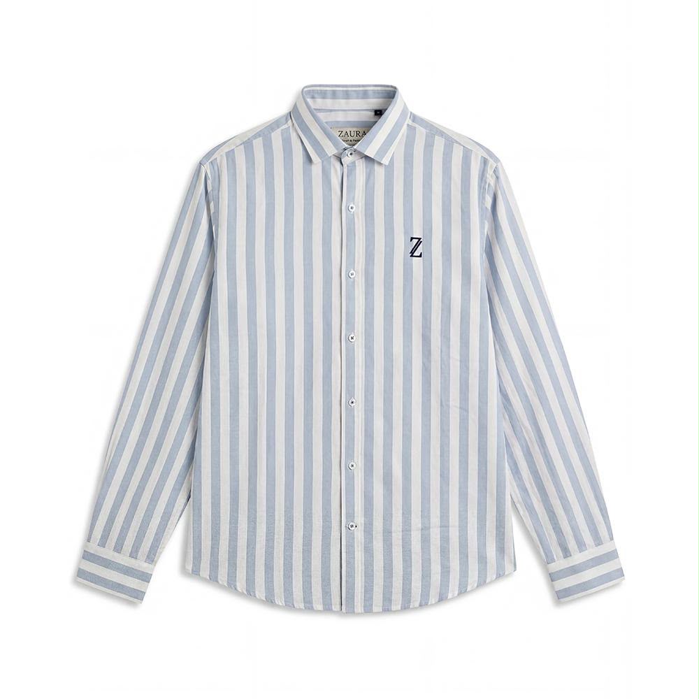 ZAURA Sky Stripe Signature Shirt