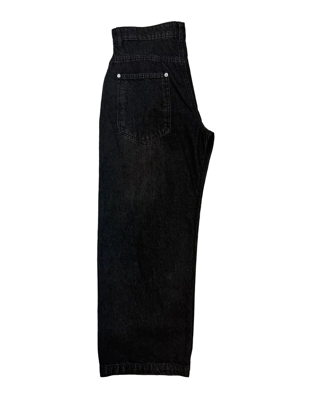 Acid Wash Charcoal Baggy Jeans (Unisex)