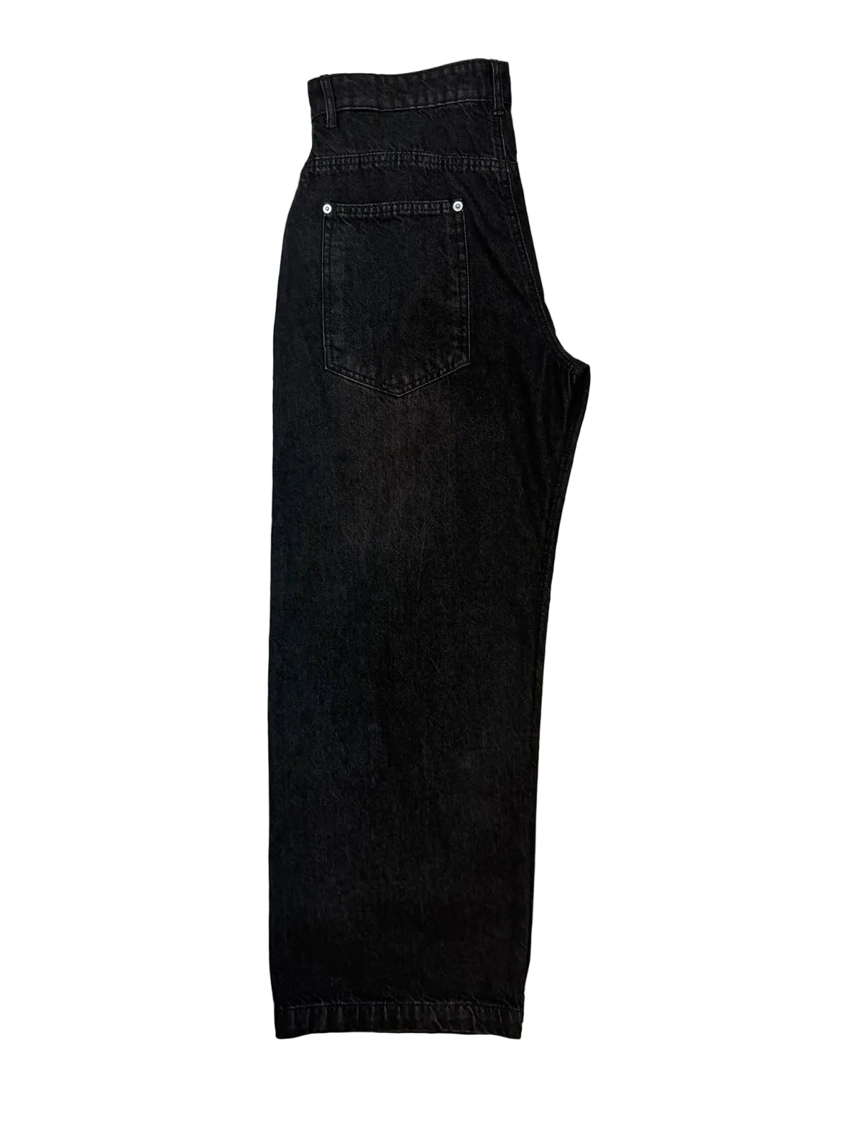 Acid Wash Charcoal Baggy Jeans (Unisex)