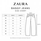 Zaura Vintage wash baggy jeans ( unisex )